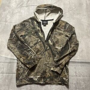 Winchester Hunting Jacket Realtree Hardwoods Kids Size 2xl Yourh Zip Up